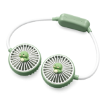 High Speed Rechargeable Neck Fan with three points
