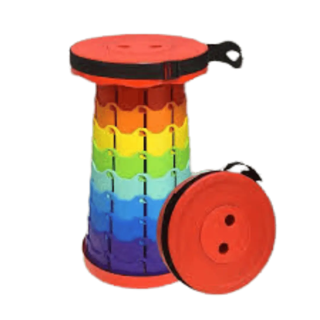 TelescopicStool Telescopic Stool Retractable Round Folding - Image 1