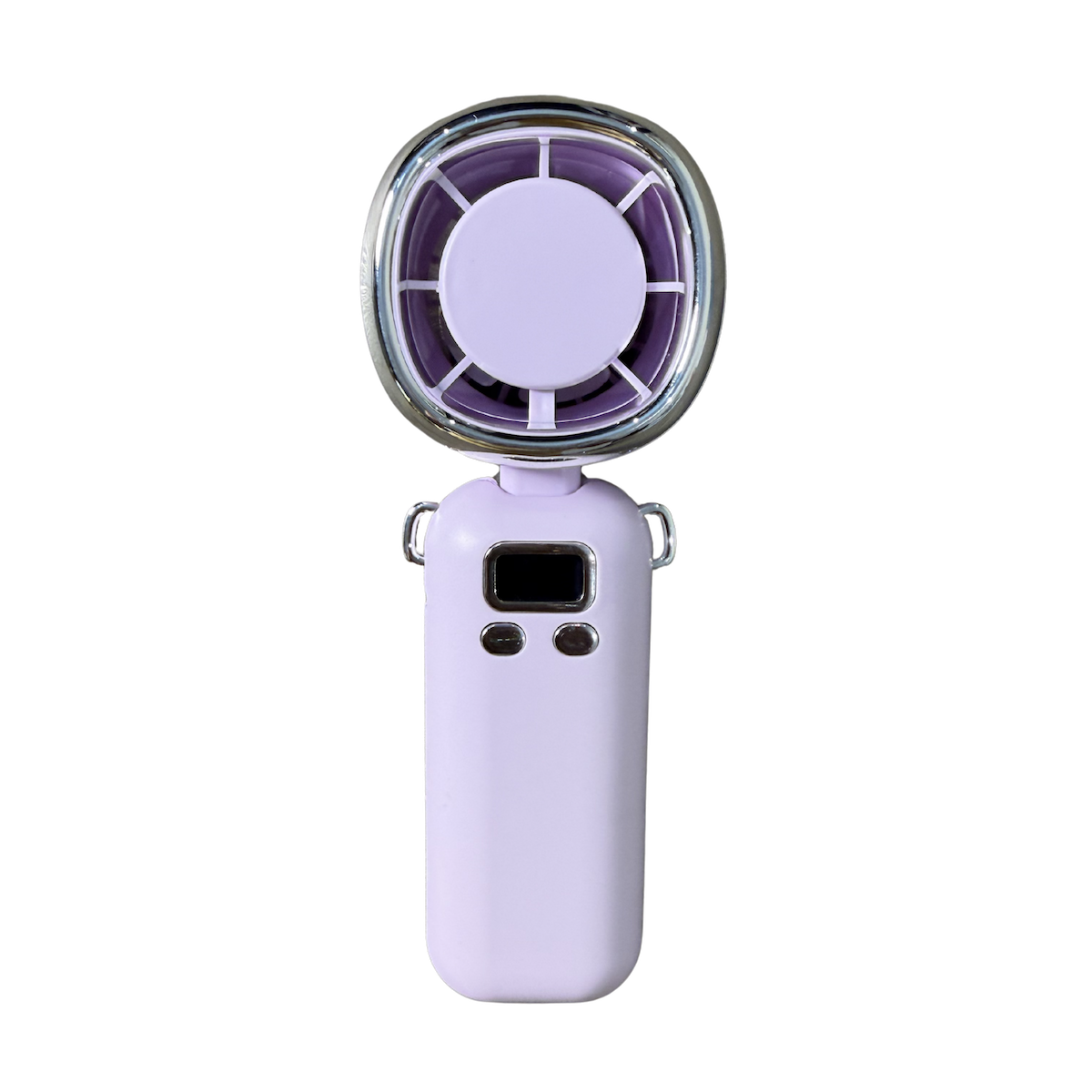 digitalscreenfan Portable Mini Fan with Digital Display, Rechargeable Handheld Fan - Image 1