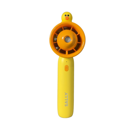 Cute Sally Chick Handheld Mist Spray Fan, USB Rechargeable